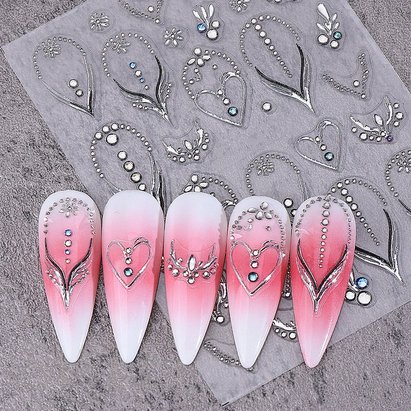 Baroque Style 3D Nail Art Stickers